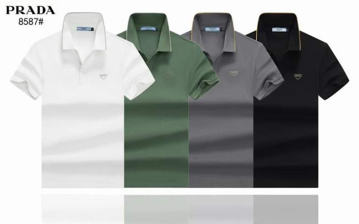 Picture of Prada Polo Shirts Short _SKUPradaM-3XL12yr13925820